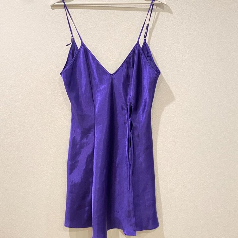 Frederick's of Hollywood Rich Purple Slip Dress